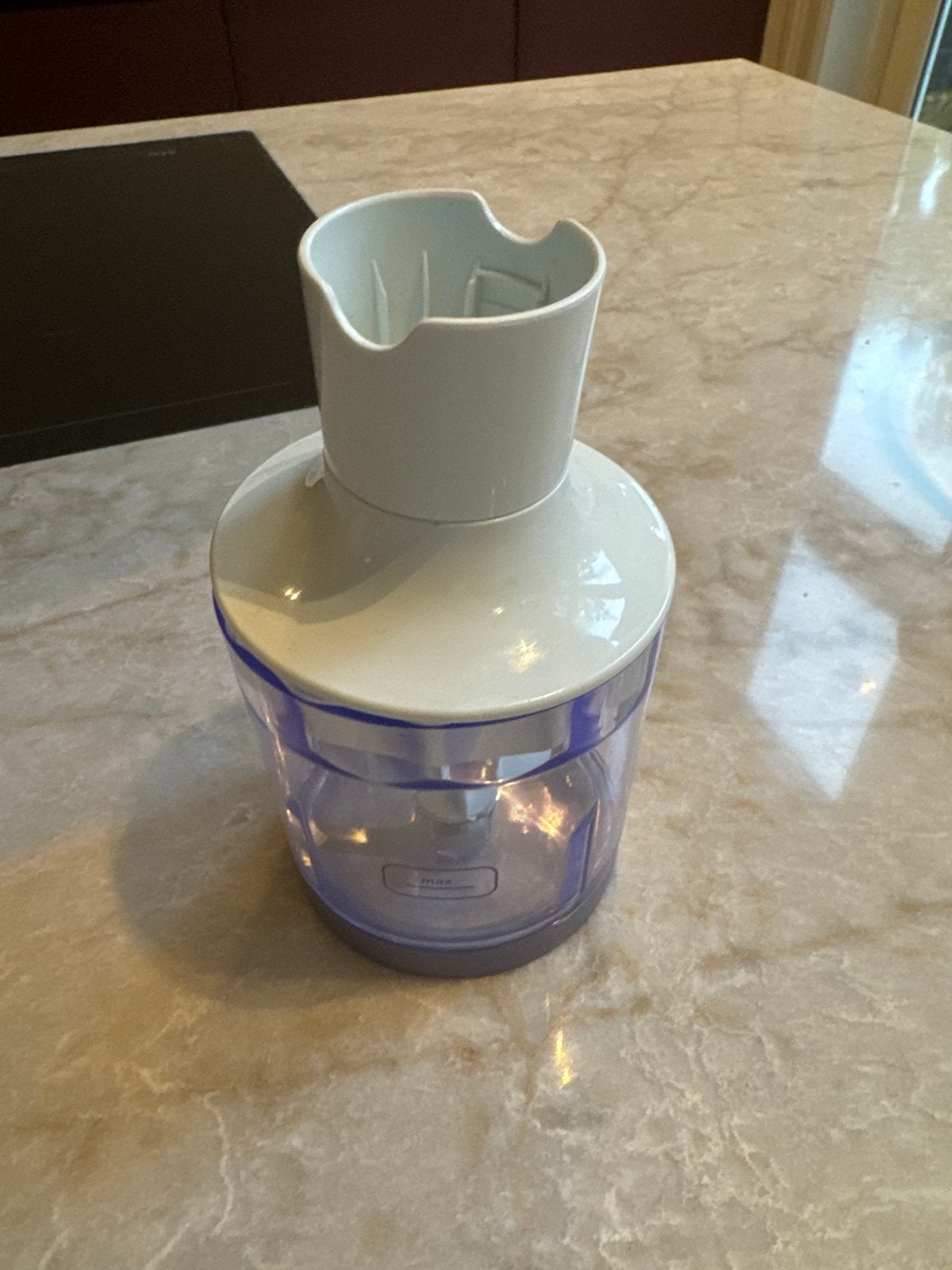 Philips Hakmolenkom met deksel voor bij de staafmixer, Ophalen, Gebruikt