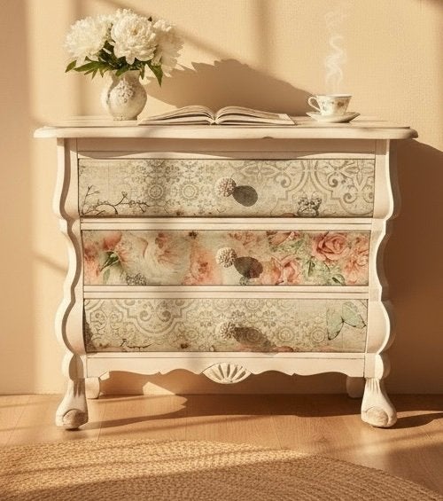 Prachtige antieke bombe-commode, Ophalen, Zo goed als nieuw, 3 of 4 laden, Minder dan 100 cm
