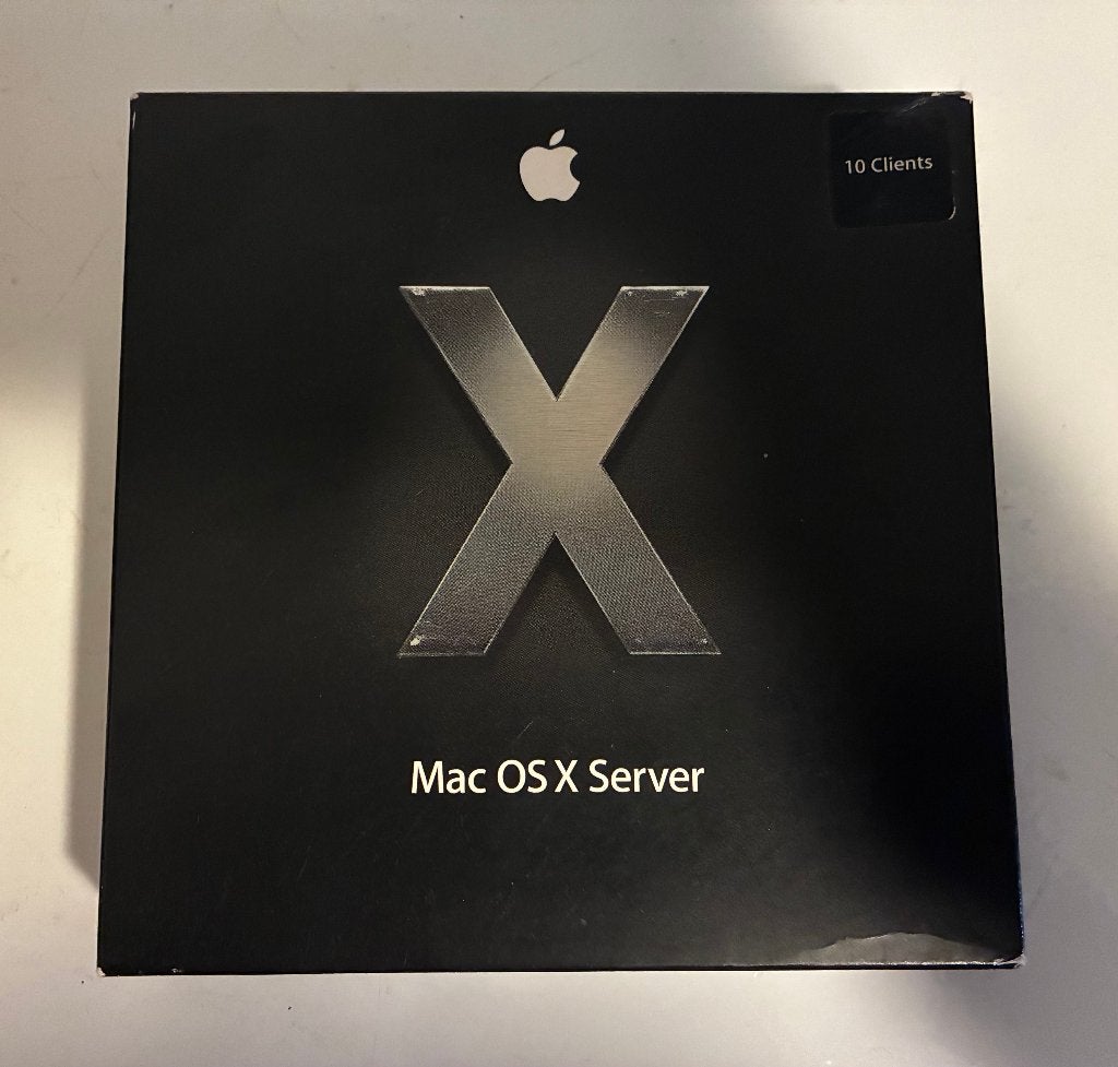Apple Mac OSX Server 10.4 10 Clients, Computers en Software, Besturingssoftware, Zo goed als nieuw, MacOS, Ophalen of Verzenden