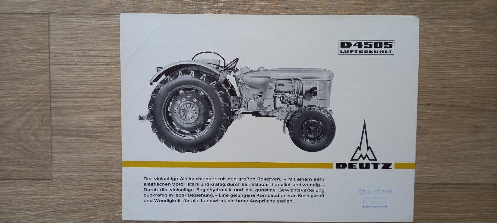 D 7: Deutz D  4505, Ophalen of Verzenden