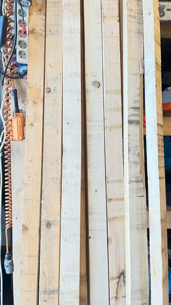 Balken hout 240x70x40, Ophalen, Zo goed als nieuw, Balk, Vuren
