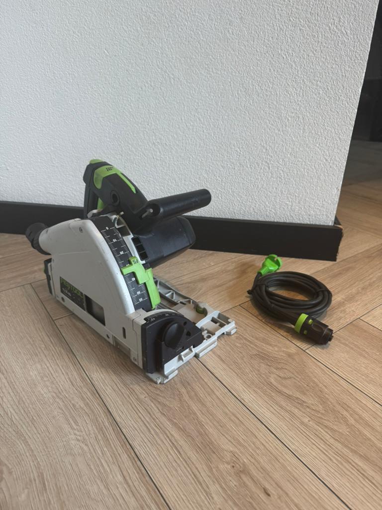 Festool ts 55 RQ invalzaag, Ophalen, Invalzaag, Zo goed als nieuw, 30 tot 70 mm