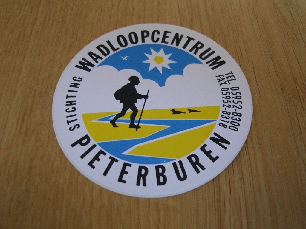 sticker pieterburen stichting wadloopcentrum wadlopen *, Ophalen, Zo goed als nieuw