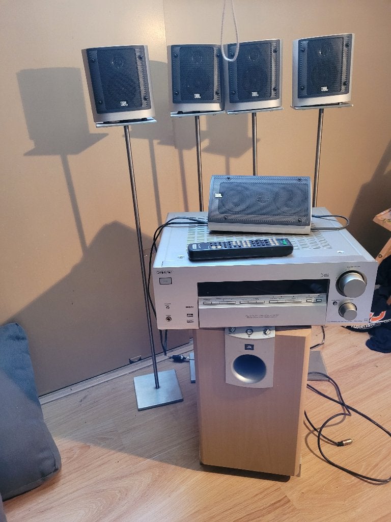 Sony Home theater met JBL actief boxen systeem, Ophalen, Gebruikt, 70 watt of meer, 5.1-systeem