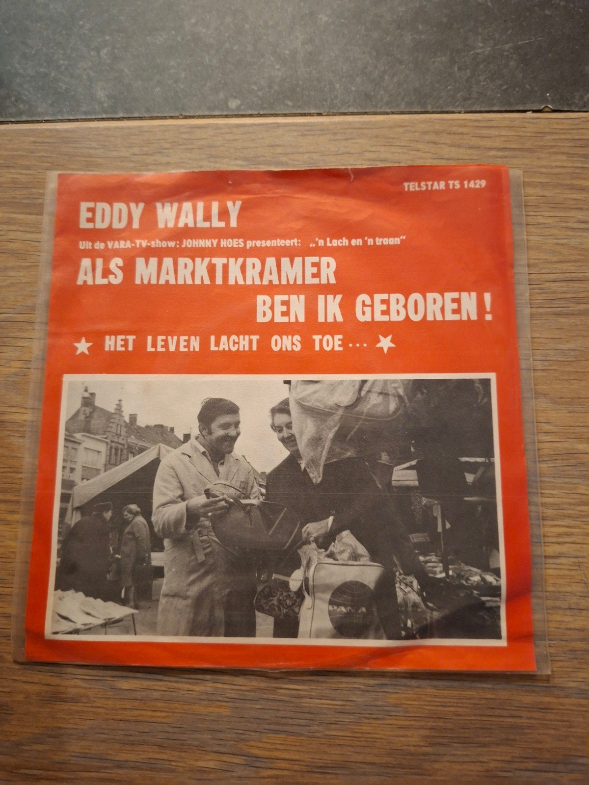 7' vinyl singel van Eddy Wally, Ophalen of Verzenden, Zo goed als nieuw, Overige formaten, Levenslied of Smartlap