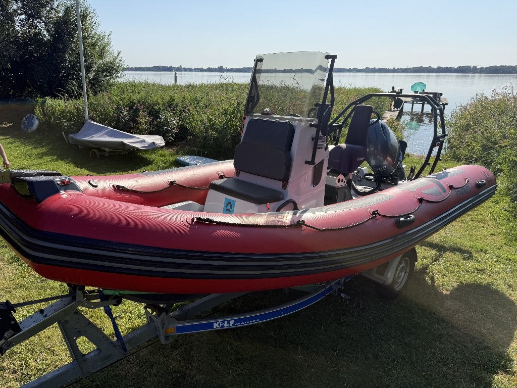 Zodiac Open Pro 5.5, Polyester/glasvezel, Gebruikt, 5 m, Ophalen of Verzenden