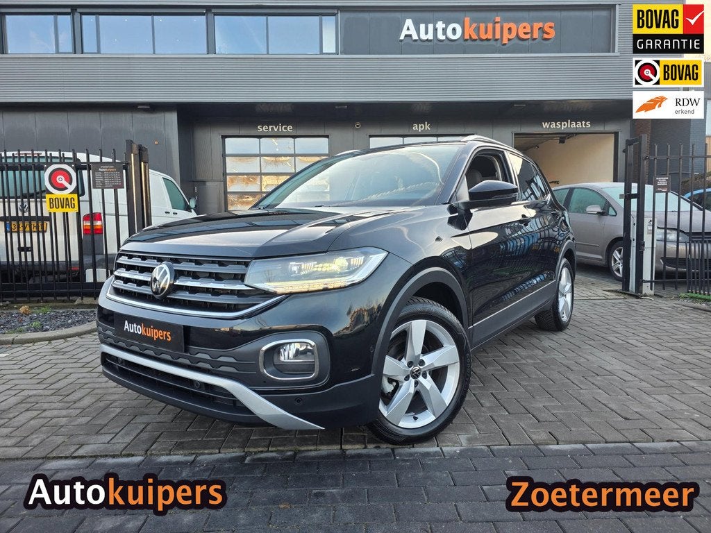 Volkswagen T-Cross 1.0 TSI Style | Met o.a. AppleCarPlay/And, 12 maanden, Gebruikt, 116 pk, Zwart