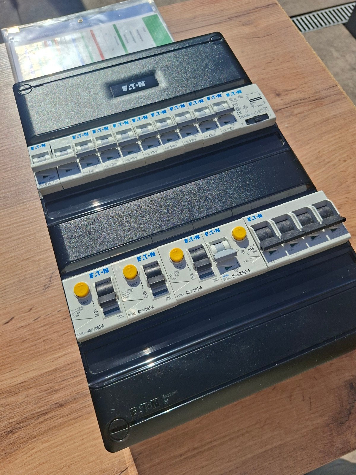 Eaton groepenkast 9 groepen met kookgroep, Doe-het-zelf en Verbouw, Ophalen of Verzenden, Gebruikt, Overige typen