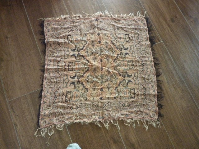 Oud Wandkleed/ Tafelkleed vintage, Verzenden, Gelezen