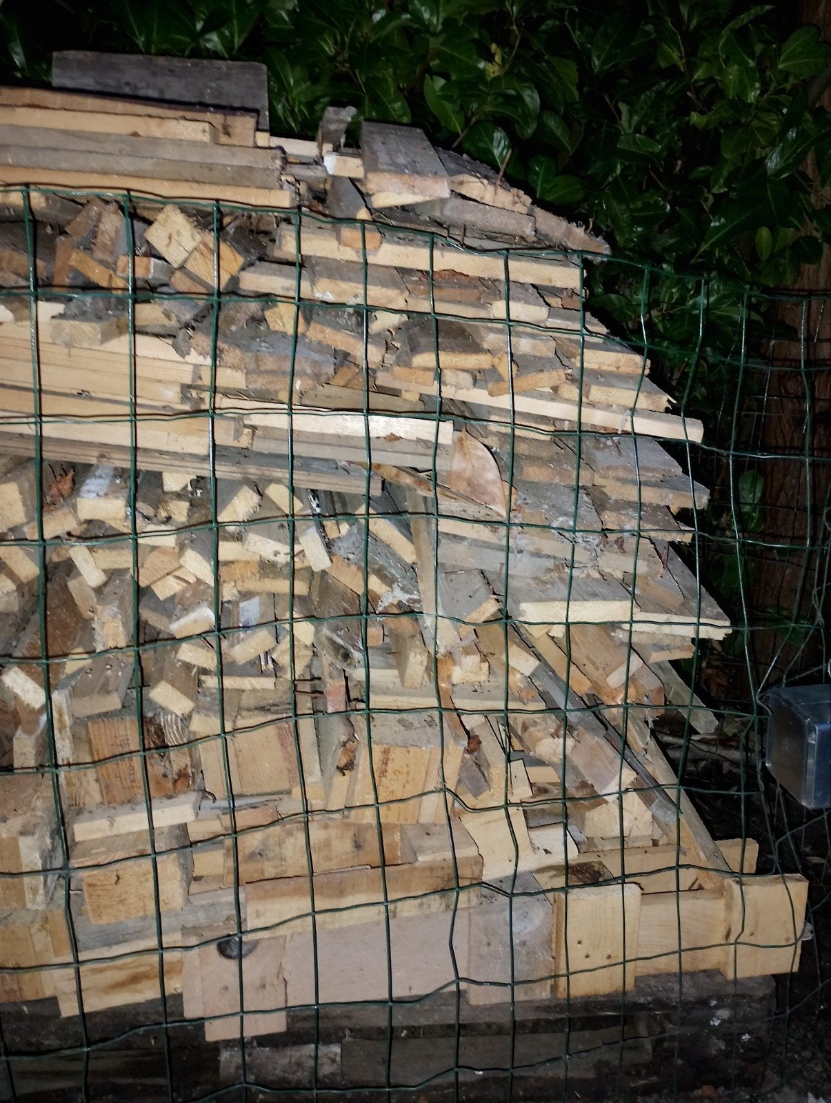 3.25 M3 Pallet Vuren kastanje hout Open haard kachel hel, 3 tot 6 m³, Ophalen, Overige houtsoorten, Blokken