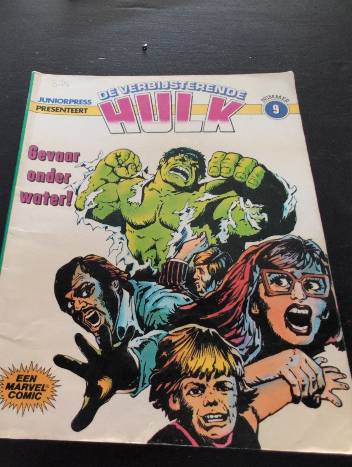 De Verbazingwekkende Hulk Juniorpress nummer 9, Boeken, Gelezen, Stan Lee, Eén stripboek, Ophalen of Verzenden