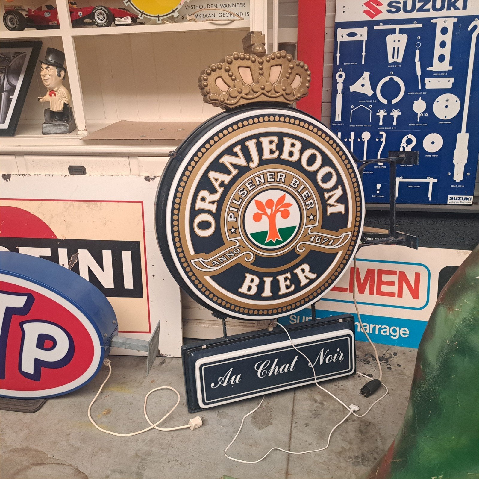 Oranjeboom Bier lichtbak Xxl Aanbieding 💪, Verzamelen, Ophalen, Gebruikt, Reclamebord