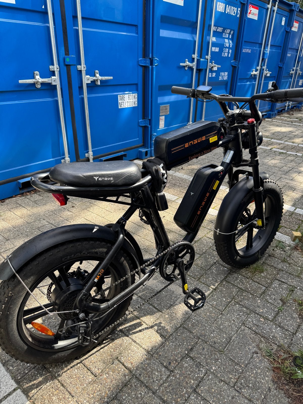 Fatbike Engwie m20, Fietsen en Brommers, Elektrische fietsen, Gebruikt, 51 tot 55 cm, 50 km per accu of meer, Ophalen