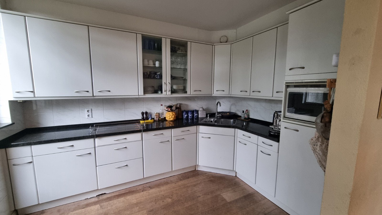 Gratis Goldreif keuken, Ophalen of Verzenden, Gebruikt, Graniet of Steen, Hoekkeuken