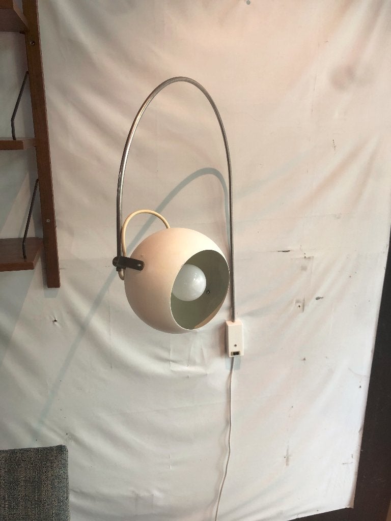Vintage wandlamp, Ophalen, Gebruikt, Metaal, Vintage design