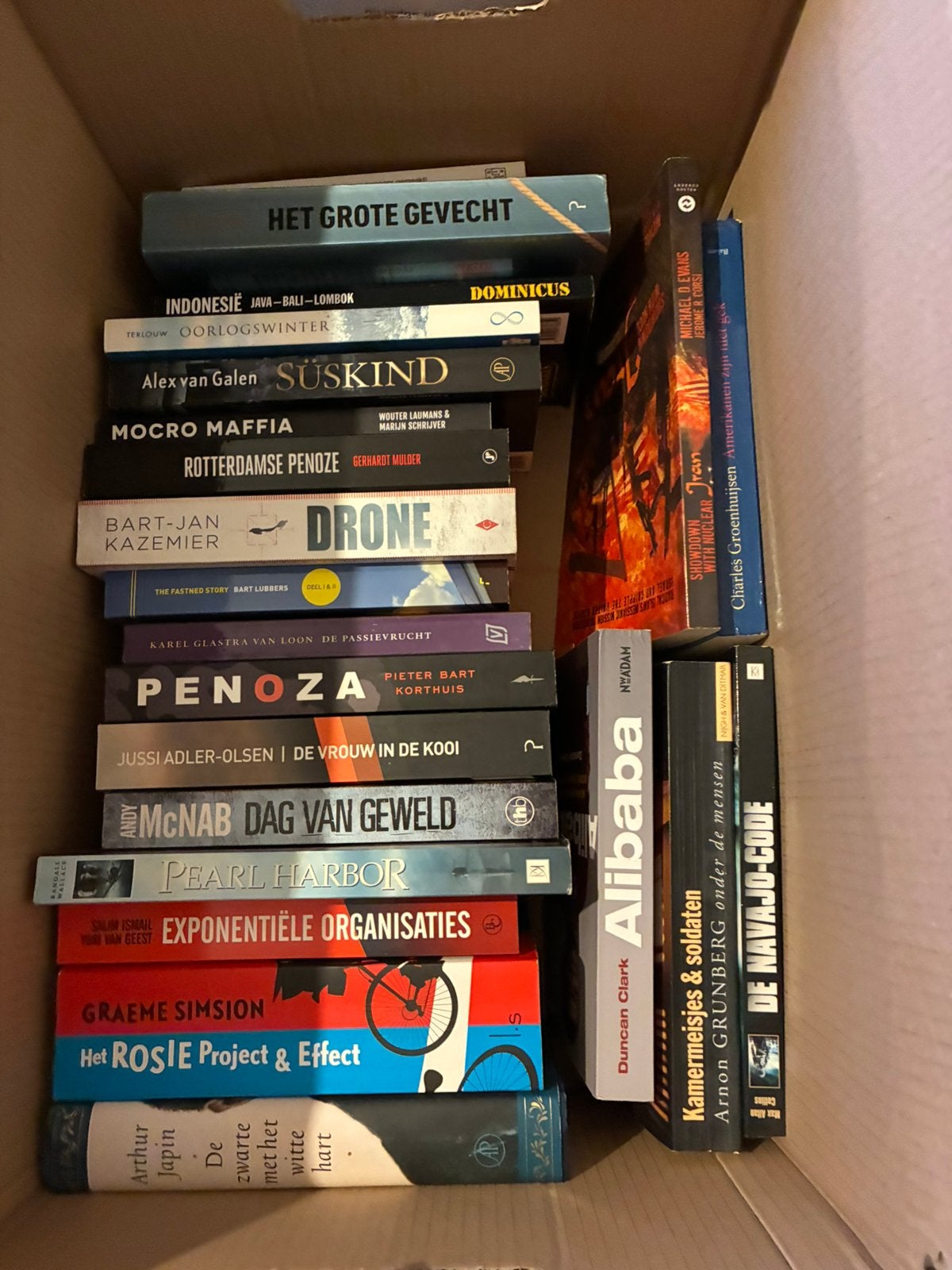 Gratis 2 dozen boeken NL Eng, Boeken, Ophalen, Zo goed als nieuw