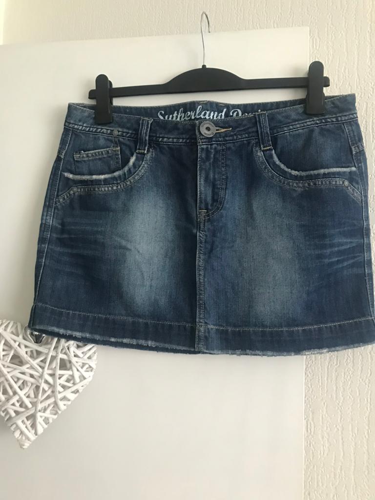 Spijker rok, Blauw, Maat 42/44 (L), Ophalen of Verzenden, Zo goed als nieuw