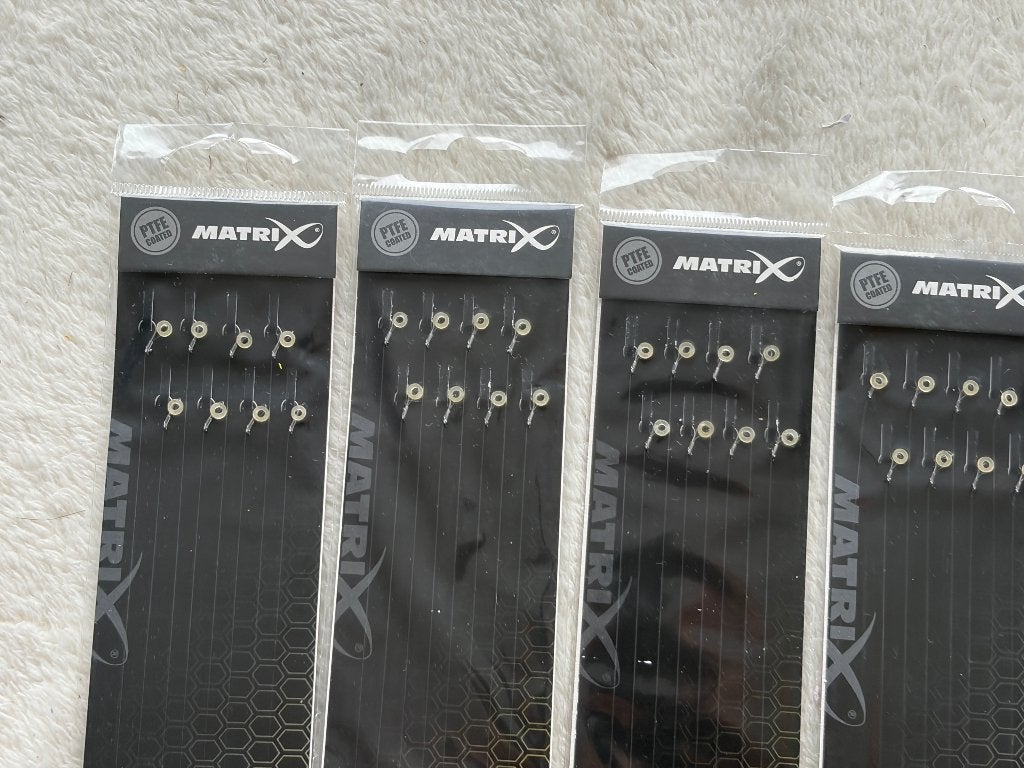 adv 340 / NIEUW set 5 pakjes onderlijnen met baidband MATRIX, Ophalen of Verzenden, Nieuw, Haak