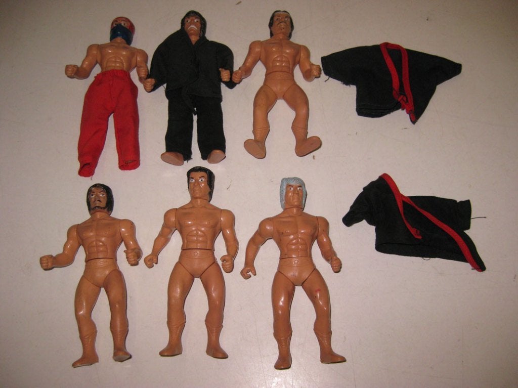 karate popjes karate kid 6 stuks 14,5 cm hoog (99), Verzamelen, Ophalen of Verzenden, Gebruikt