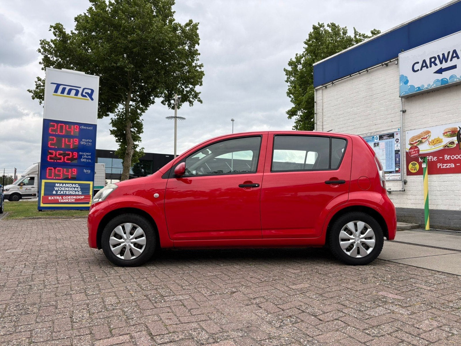 NAP!!Daihatsu Sirion 2 1.0-12V.Airconditioning/Cruisecontrol, Auto's, Daihatsu, Voorwielaandrijving, Stof, Bedrijf, Handgeschakeld