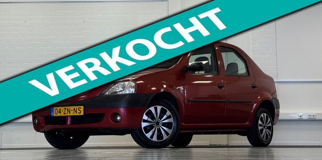 Dacia Logan 1.4i Ambiance Elek. pakket Garantie Nieuwe APK, Auto's, Dacia, Voorwielaandrijving, Stof, Logan, Bedrijf