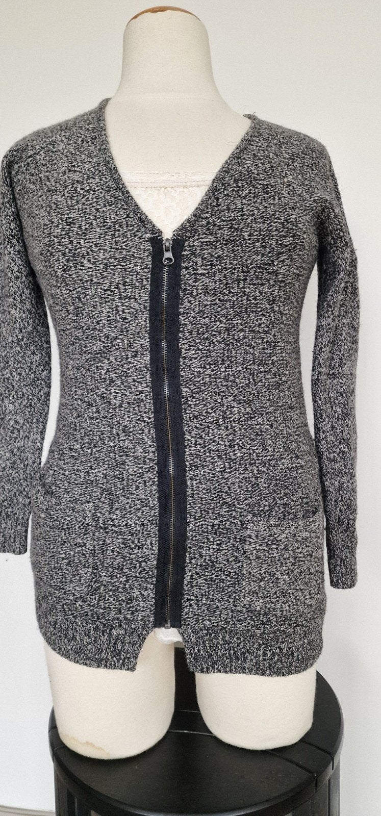 wollen WE vest trui maat S, Kleding | Dames, Truien en Vesten, WE, Ophalen of Verzenden, Maat 36 (S), Grijs