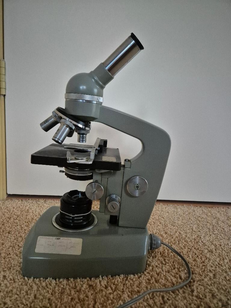 Kyowa Tokyo Microscoop, antiek en Vintage, No. 660900, Audio, Tv en Foto, Optische apparatuur | Microscopen, Ophalen, Gebruikt