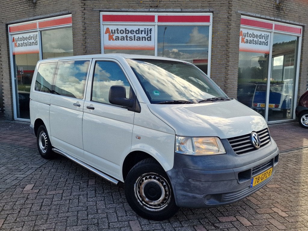Volkswagen Transporter Kombi 1.9 TDI 300 Baseline, Auto's, Volkswagen, Stof, Gebruikt, Zwart, Wit