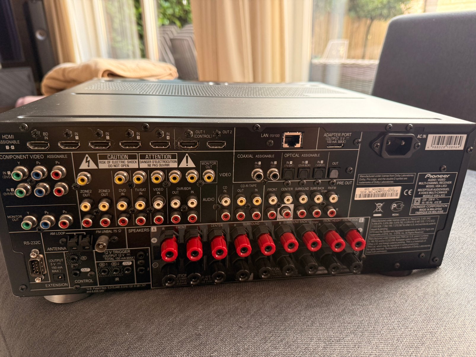 Pioneer VSX-LX53, Ophalen, Zo goed als nieuw