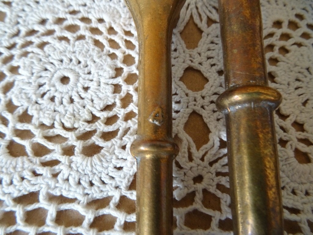 Set antieke vintage stamper stampers nr 4 5 6 7 voor vijzel, Ophalen of Verzenden