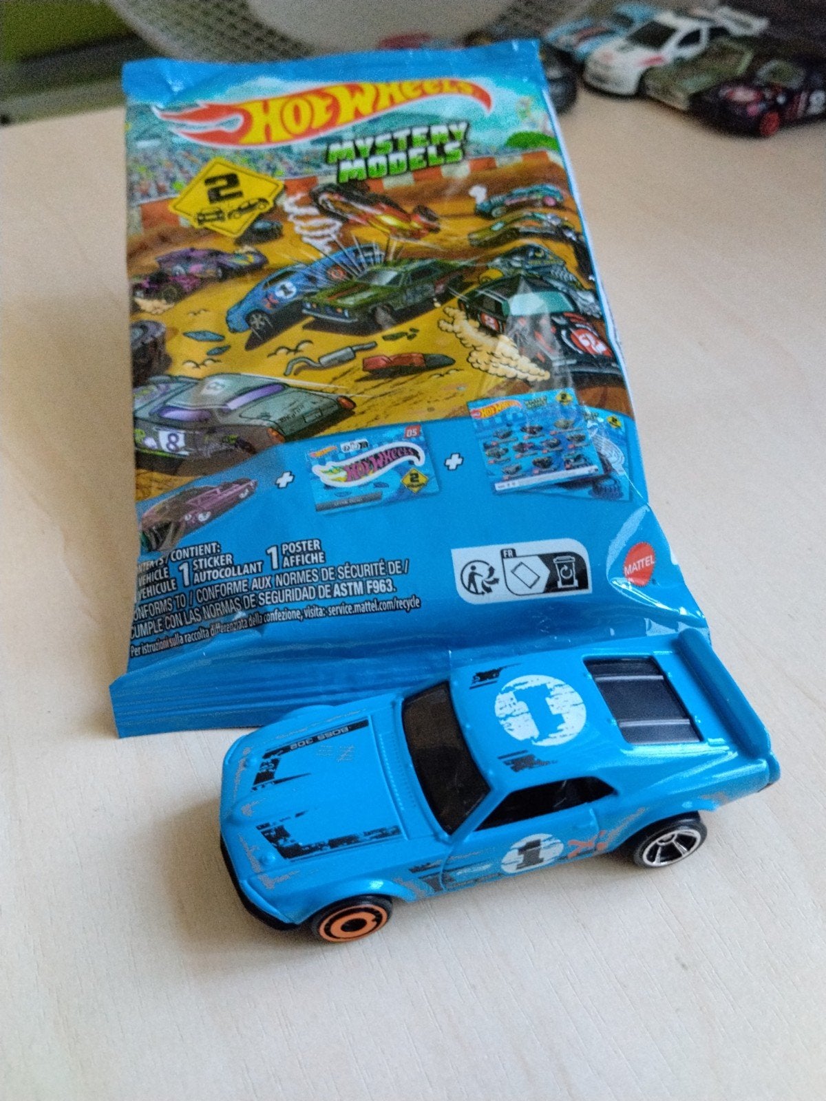 Hotwheels '69 Ford mustang hot wheels, Ophalen of Verzenden, Nieuw, Auto