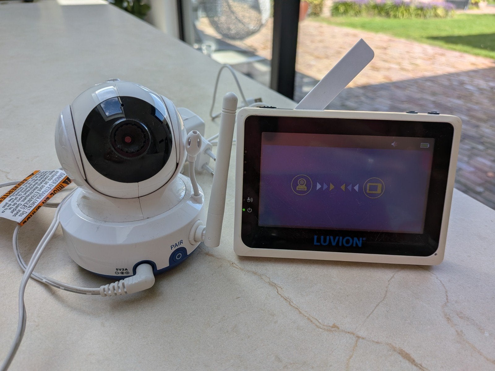 Luvion Grand Elite 3 Connect Babyfoon met Camera, Ophalen, Zo goed als nieuw, 250 meter of meer, Camera