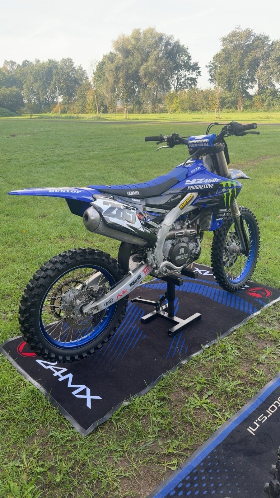 Yamaha YZ450F 2021, Fietsen en Brommers, Ophalen, Zo goed als nieuw, Yamaha
