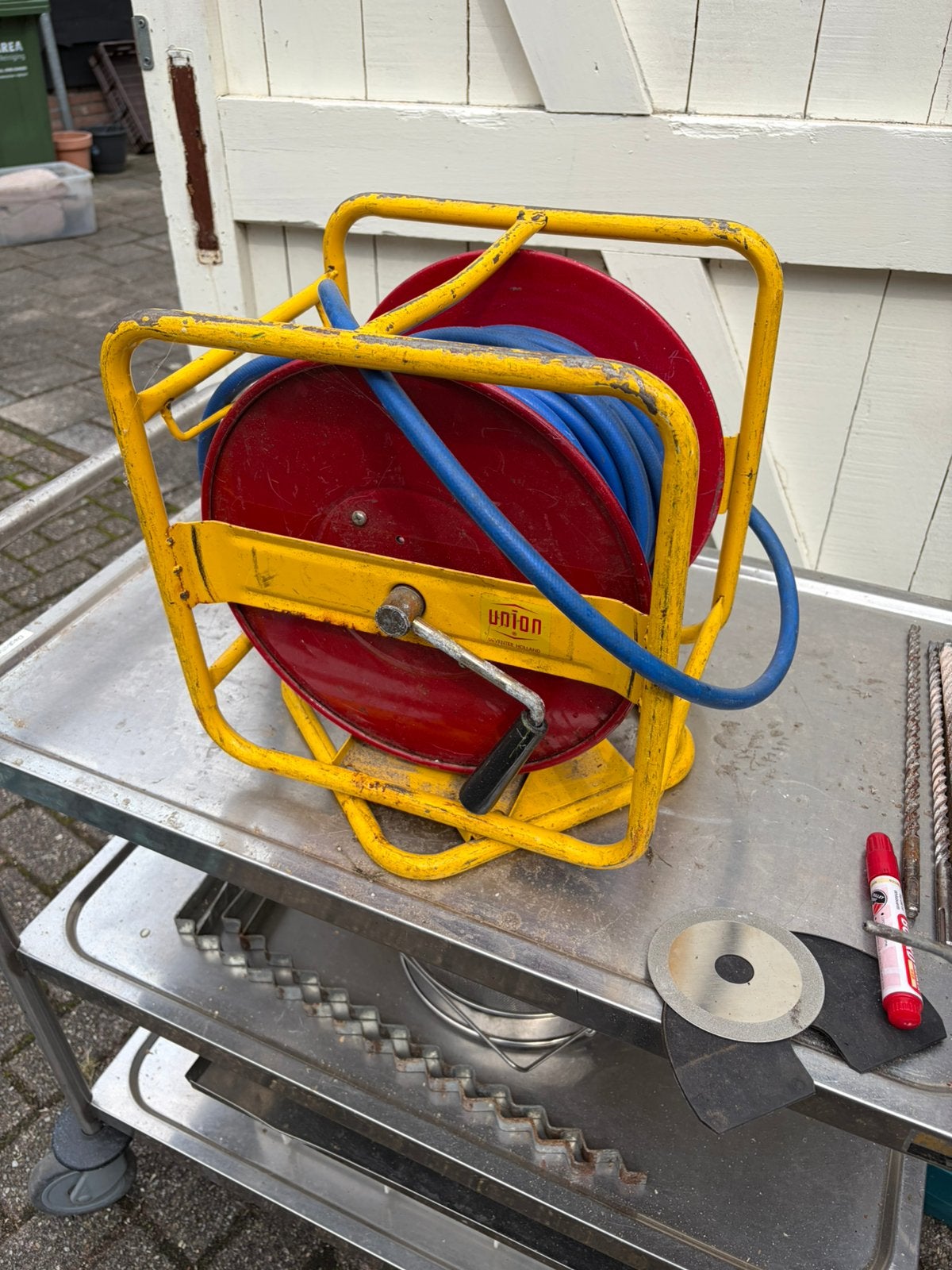 Luchtslang union, 100 liter of meer, Ophalen, Gebruikt, 10 bar of meer