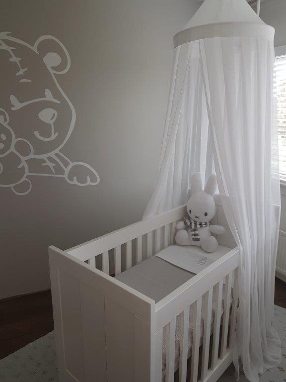 Bopita Basic Wood Babykamer: Ledikant, Commode, 3-deurs Kast, Ophalen, Gebruikt, Jongetje of Meisje