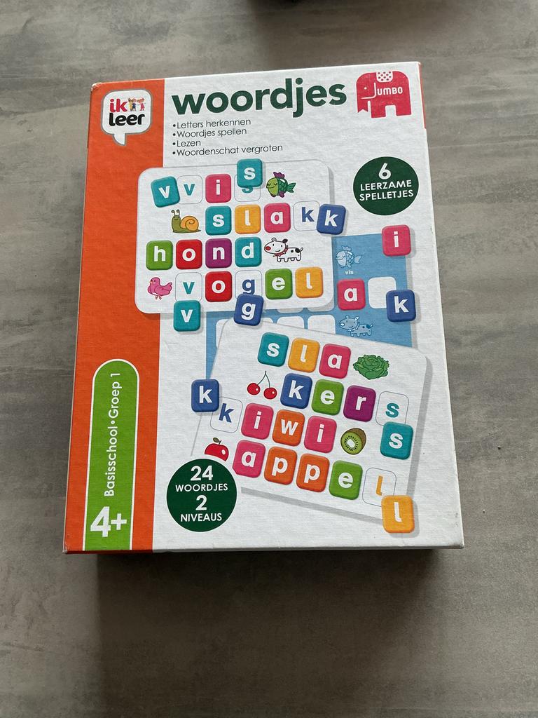 Jumbo Ik leer woordjes - Educatief spel voor 4+, Ophalen of Verzenden, Zo goed als nieuw, Taal en Lezen