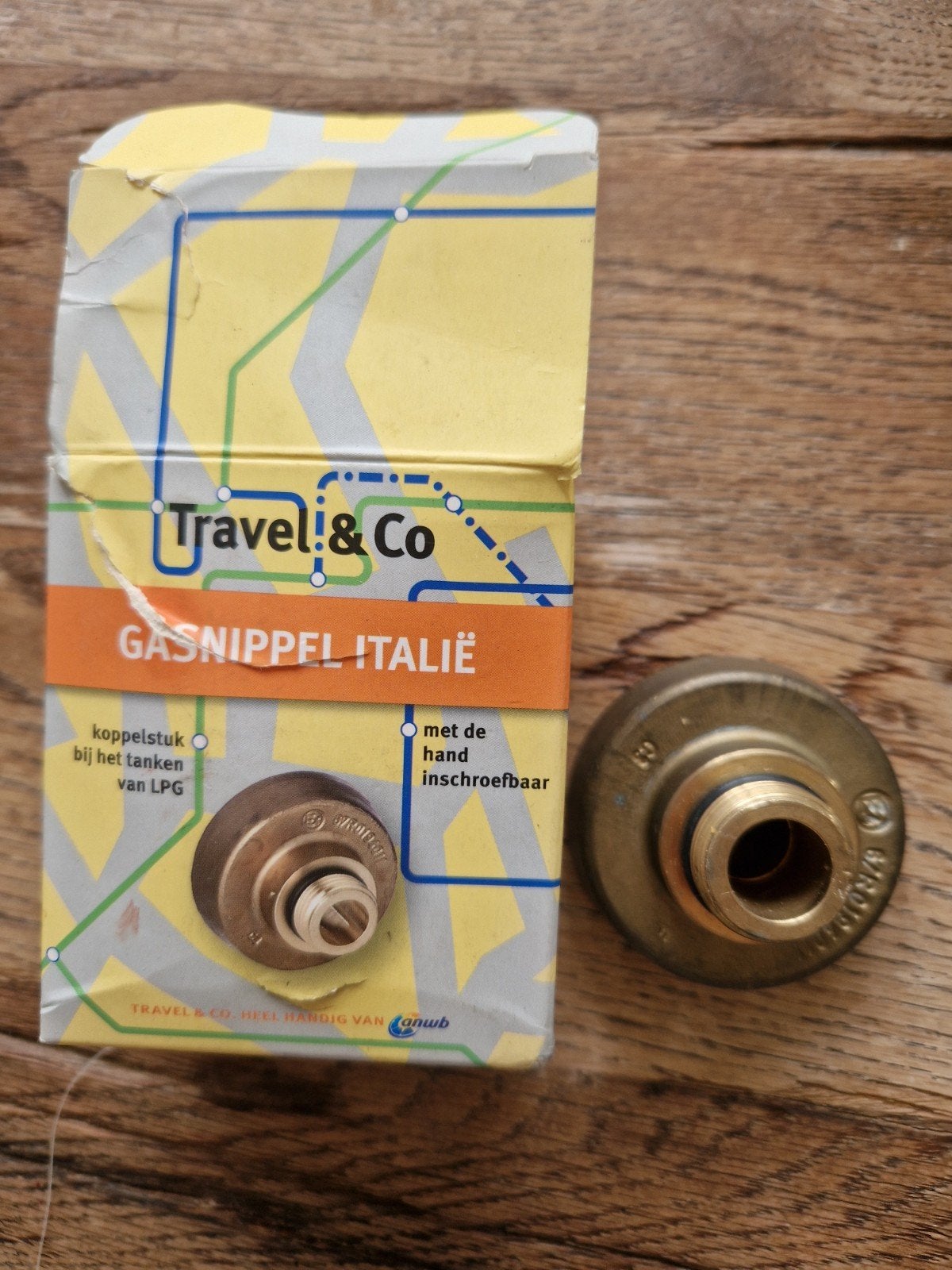 Gasnippel Italië - LPG tankadapter, Ophalen of Verzenden, Nieuw