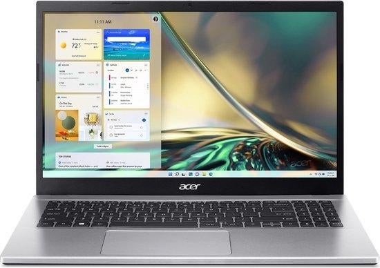 Acer Aspire A315-58 - Laptop met tas, Computers en Software, Windows Laptops, Gebruikt, 15 inch, SSD, 2 tot 3 Ghz, 8 GB, Qwerty