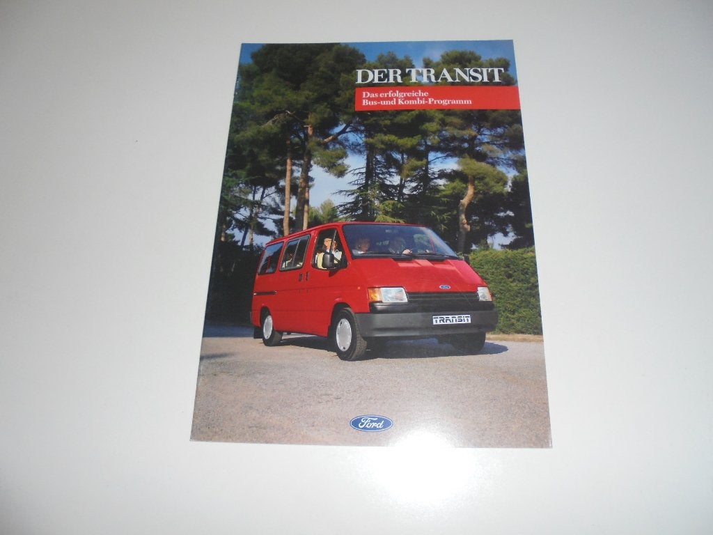 brochure Ford Transit  1989, Ophalen of Verzenden, Zo goed als nieuw, Ford