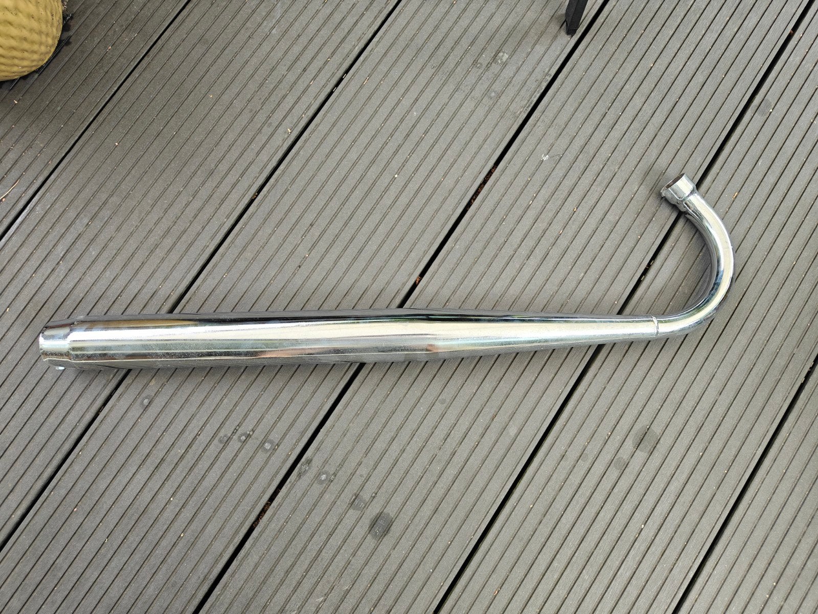 Chromen uitlaat Zündapp Roller - R50 - 561, Fietsen en Brommers, Ophalen of Verzenden, Gebruikt, Uitlaat