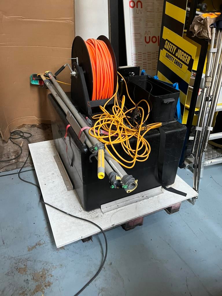 Tucker pole, Telewash Systeem compleet/ pallet voor in auto!, Doe-het-zelf en Verbouw, Reinigingsmachines, Info@flipper.nl, Flipper