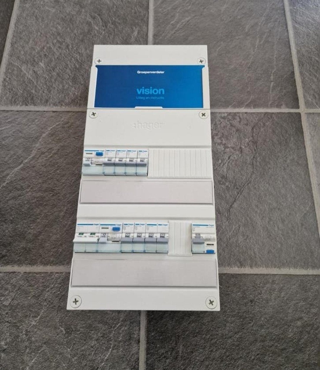 Hager 1 fase meterkast, Ophalen of Verzenden, Zo goed als nieuw, Overige typen