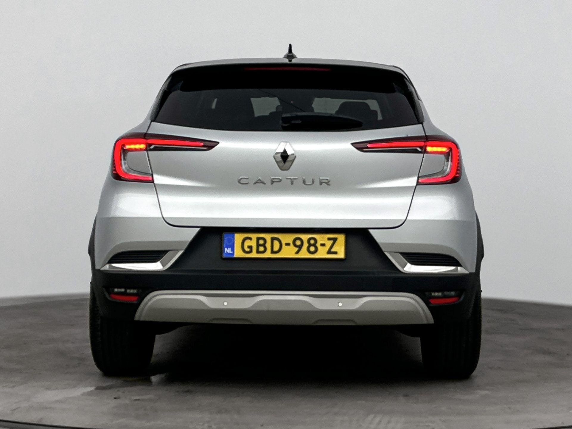 Renault Captur 1.0 TCe Techno 90PK | Navigatie | Achteruitri, Auto's, Voorwielaandrijving, Gebruikt, Euro 6, Leder en Stof
