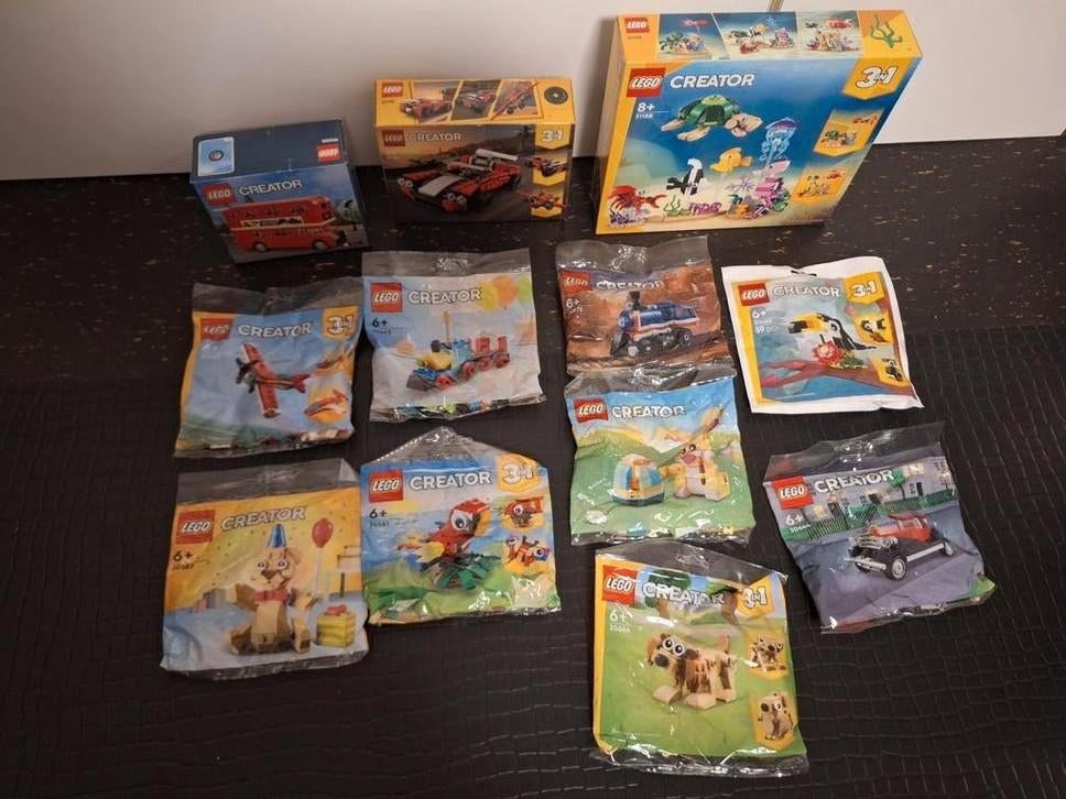 Lego creator, alles nieuw en gesealed. Polybags, Verzenden, Nieuw, Complete set, Lego