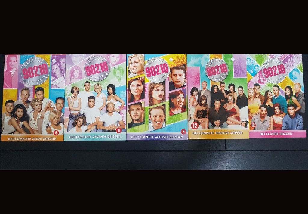 Beverly Hills 90210 - Seizoen 6+7+8+9+10 (34xDVD) TV-Serie, Cd's en Dvd's, Alle leeftijden, Ophalen of Verzenden, Zo goed als nieuw