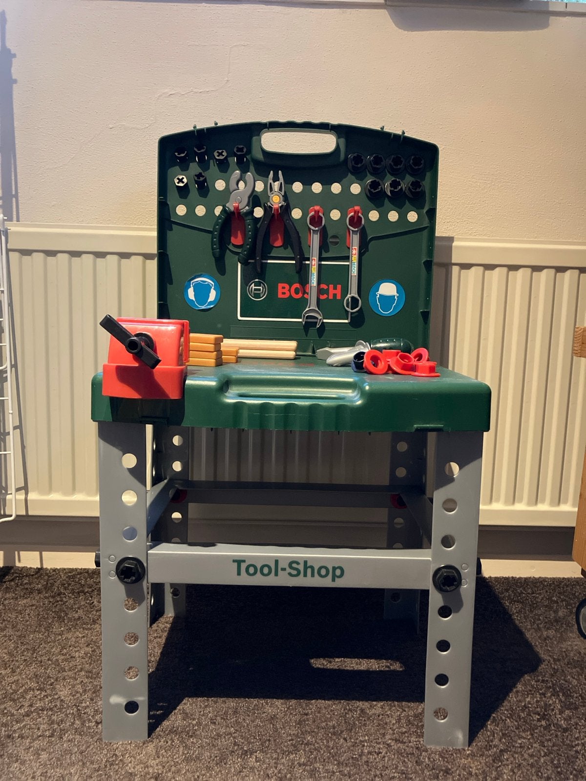 Bosch Tool-Shop Werkbank voor Kinderen, Kinderen en Baby's, Ophalen of Verzenden, Gebruikt, Jongen of Meisje