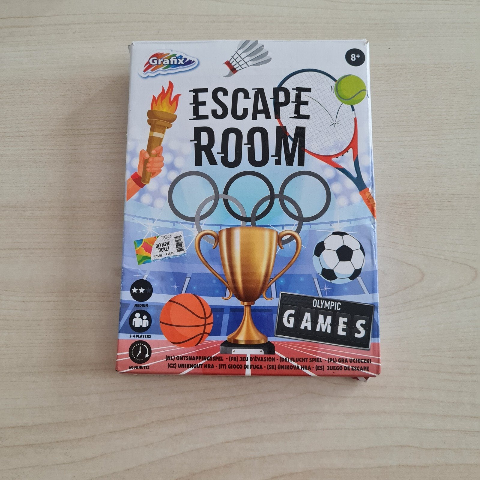 Grafix Escape Room Olympic Games, Hobby en Vrije tijd, Drie of vier spelers, Ophalen of Verzenden, Nieuw, Grafix