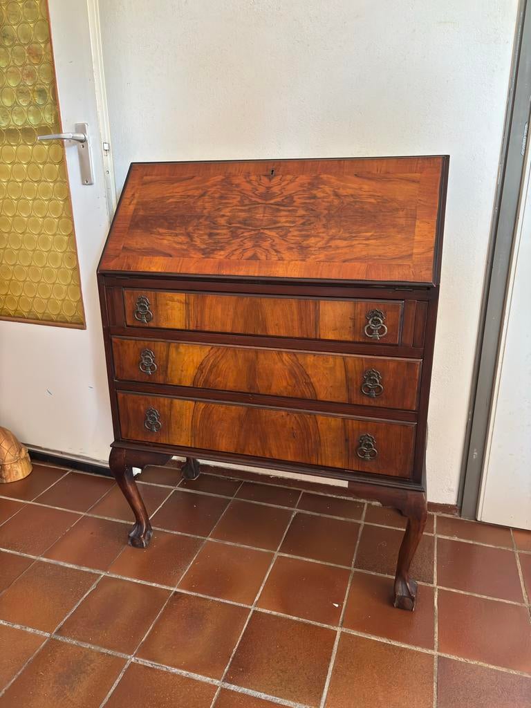 Prachtig Antiek Secretaire Bureau, Ophalen