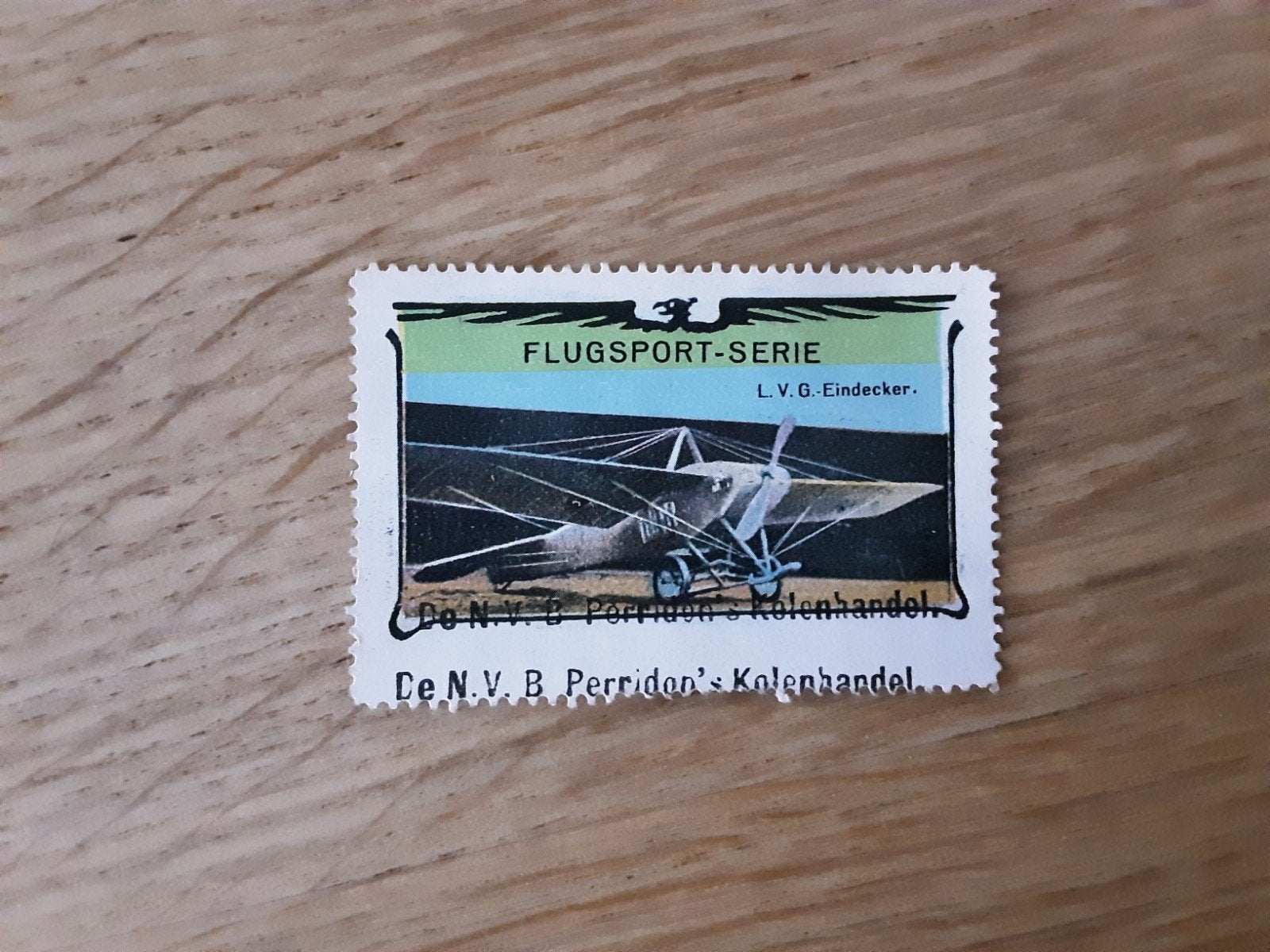 Sluitzegel Flugsport serie Perridon's kolenhandel, Ophalen of Verzenden, Gebruikt