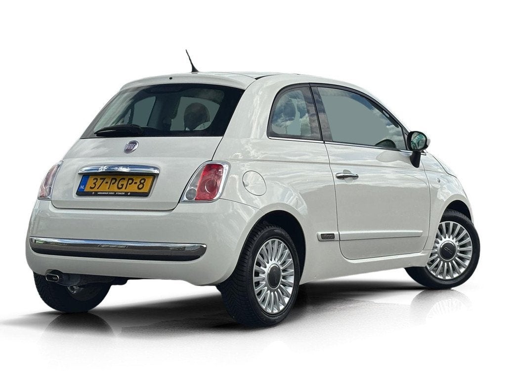 Fiat 500 1.2 Aut. Lounge ✅ Pano ✅ Airco ✅ 15 inch, Euro 5, Stof, Gebruikt, 1242 cc